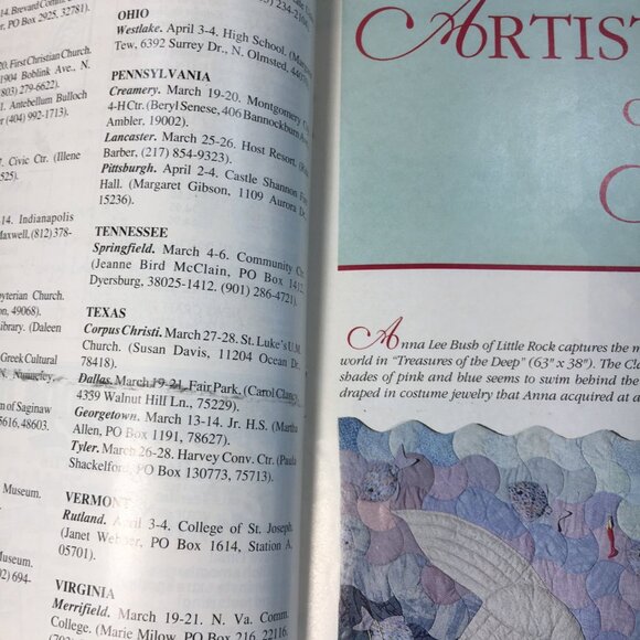 Vintage Quilting Today Magazine April 1993 Nostalgic Craft Publication Patterns - Picture 7 of 8